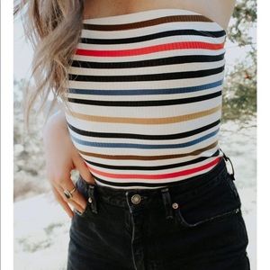 Urban Outfitters strapless bodysuit